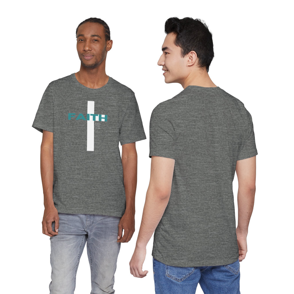 Faith Cross T-Shirt | Vertical Cross with FAITH text
