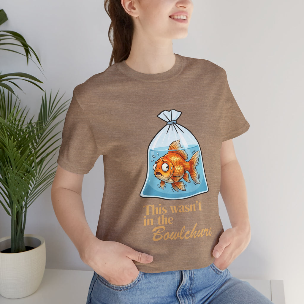 Copy of Goldfish in Bag This Wasn't in the Bowl-chure, T-Shirt | Funny Fish Illustration