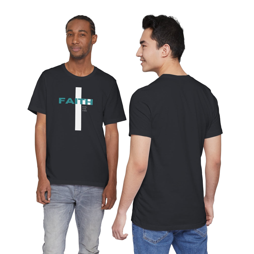 Faith Cross T-Shirt | Vertical Cross with FAITH text