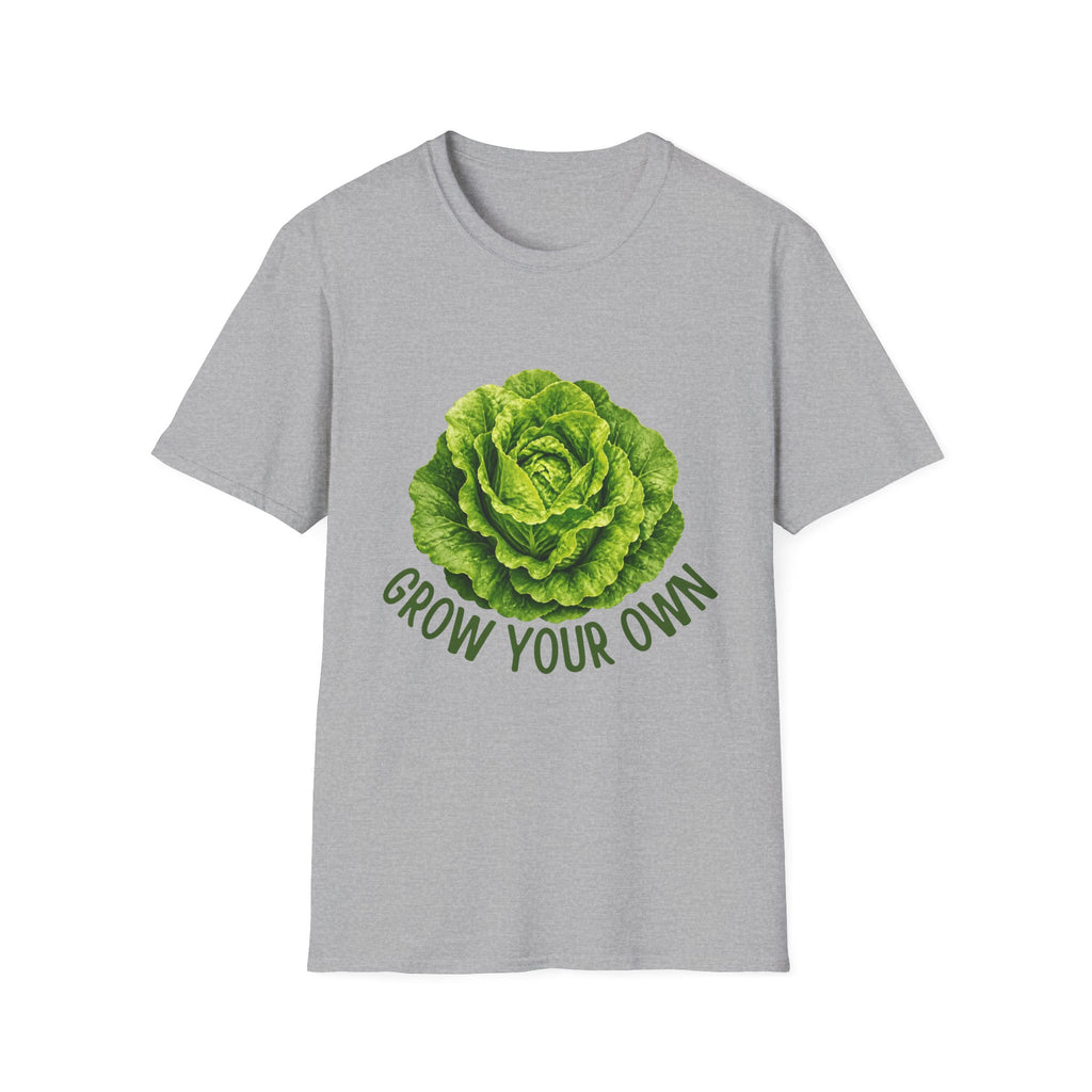 Lettuce Graphic T-Shirt — "Grow Your Own" Eco Garden Tee