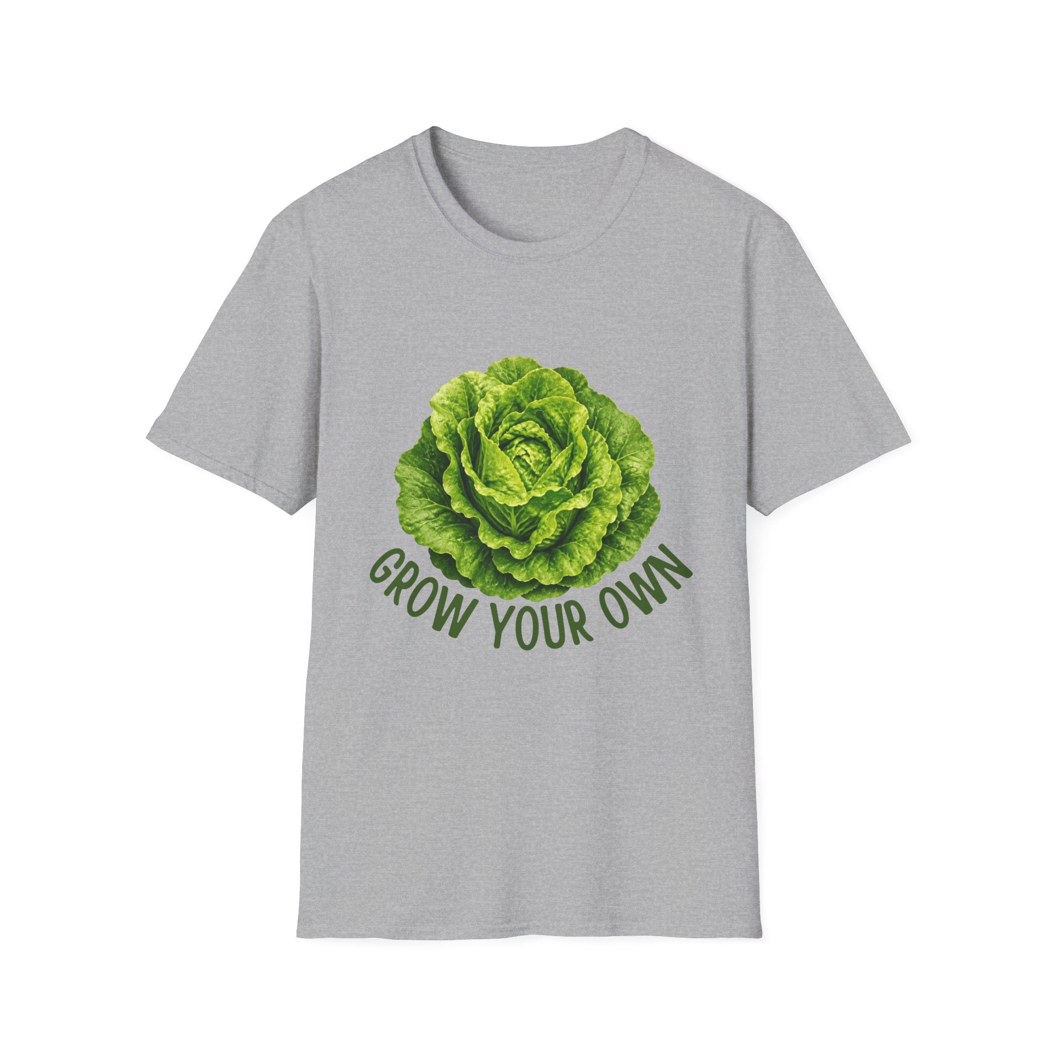 Lettuce Graphic T-Shirt — "Grow Your Own" Eco Garden Tee