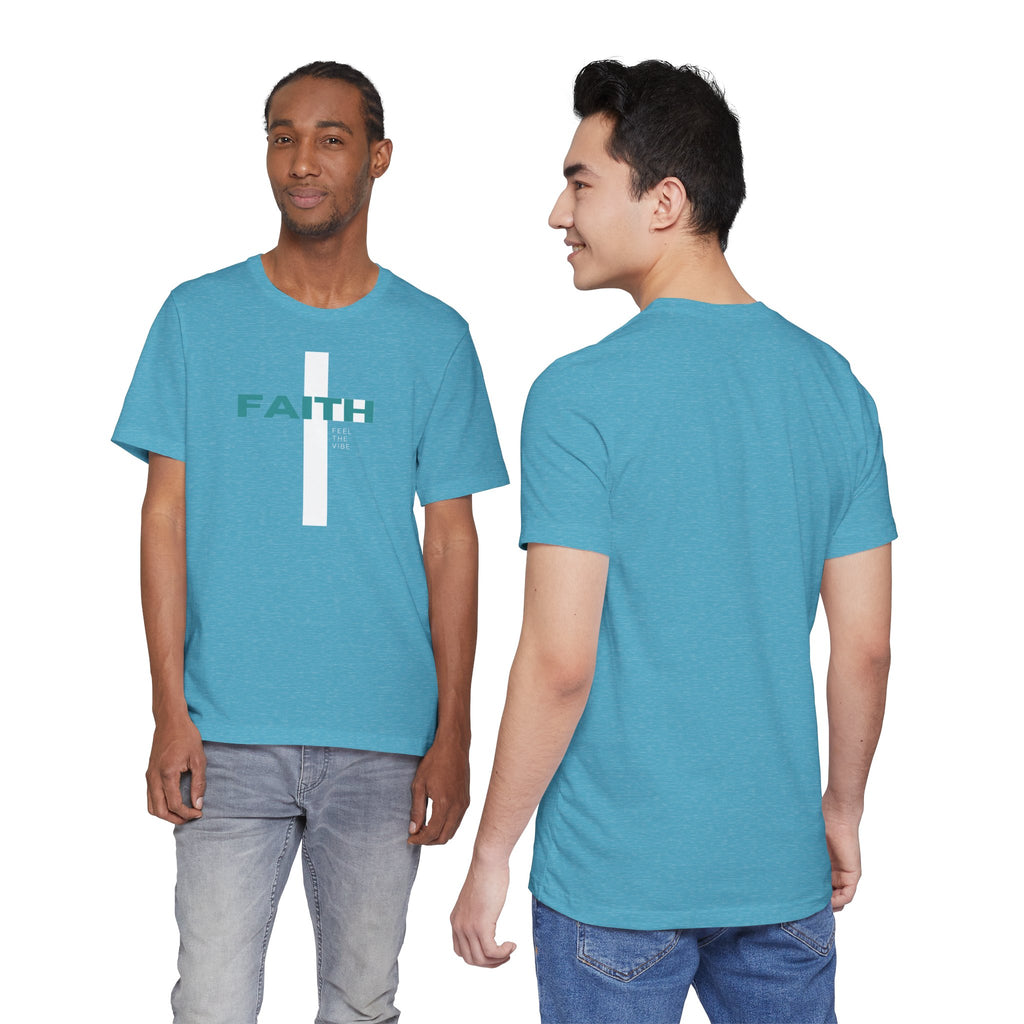 Faith Cross T-Shirt | Vertical Cross with FAITH text