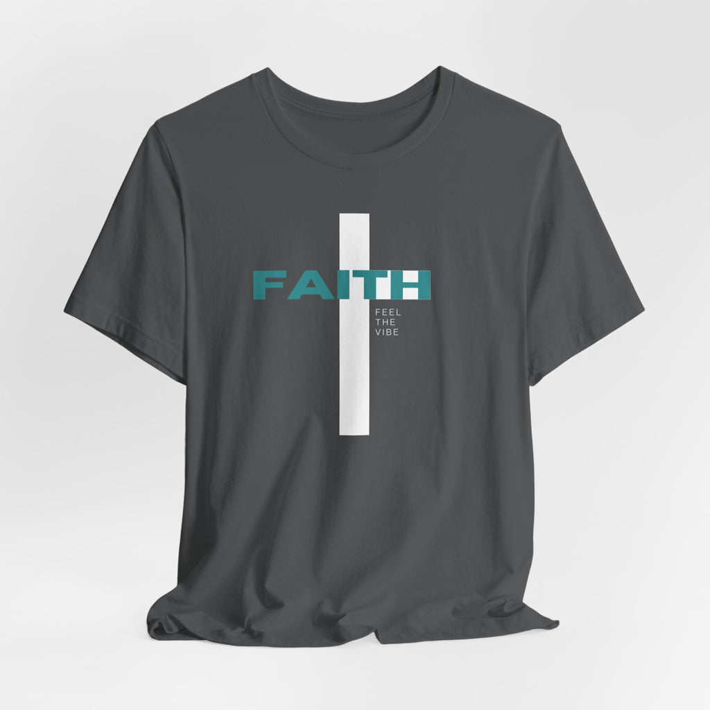 Faith Cross T-Shirt | Vertical Cross with FAITH text