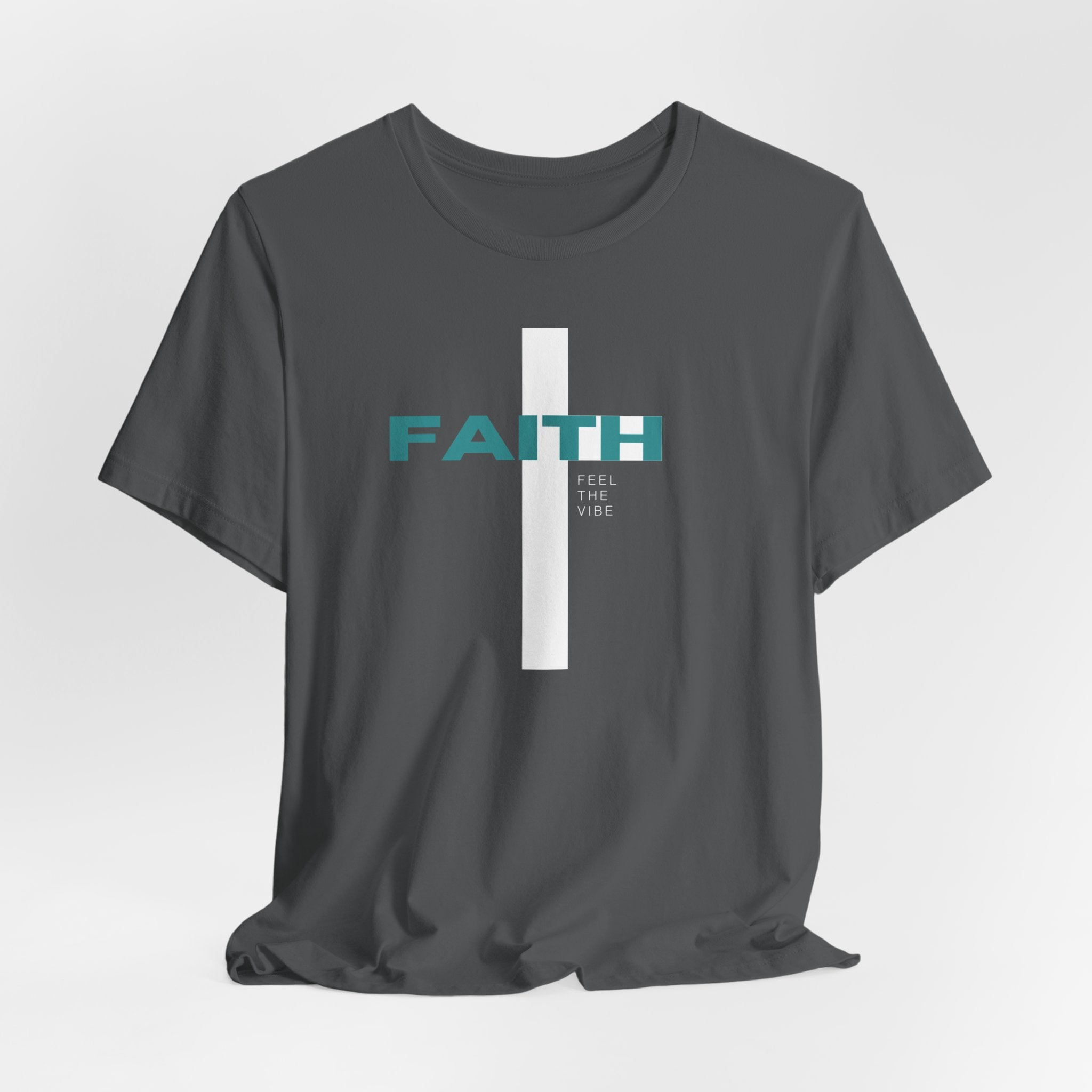 Faith Cross T-Shirt | Vertical Cross with FAITH text
