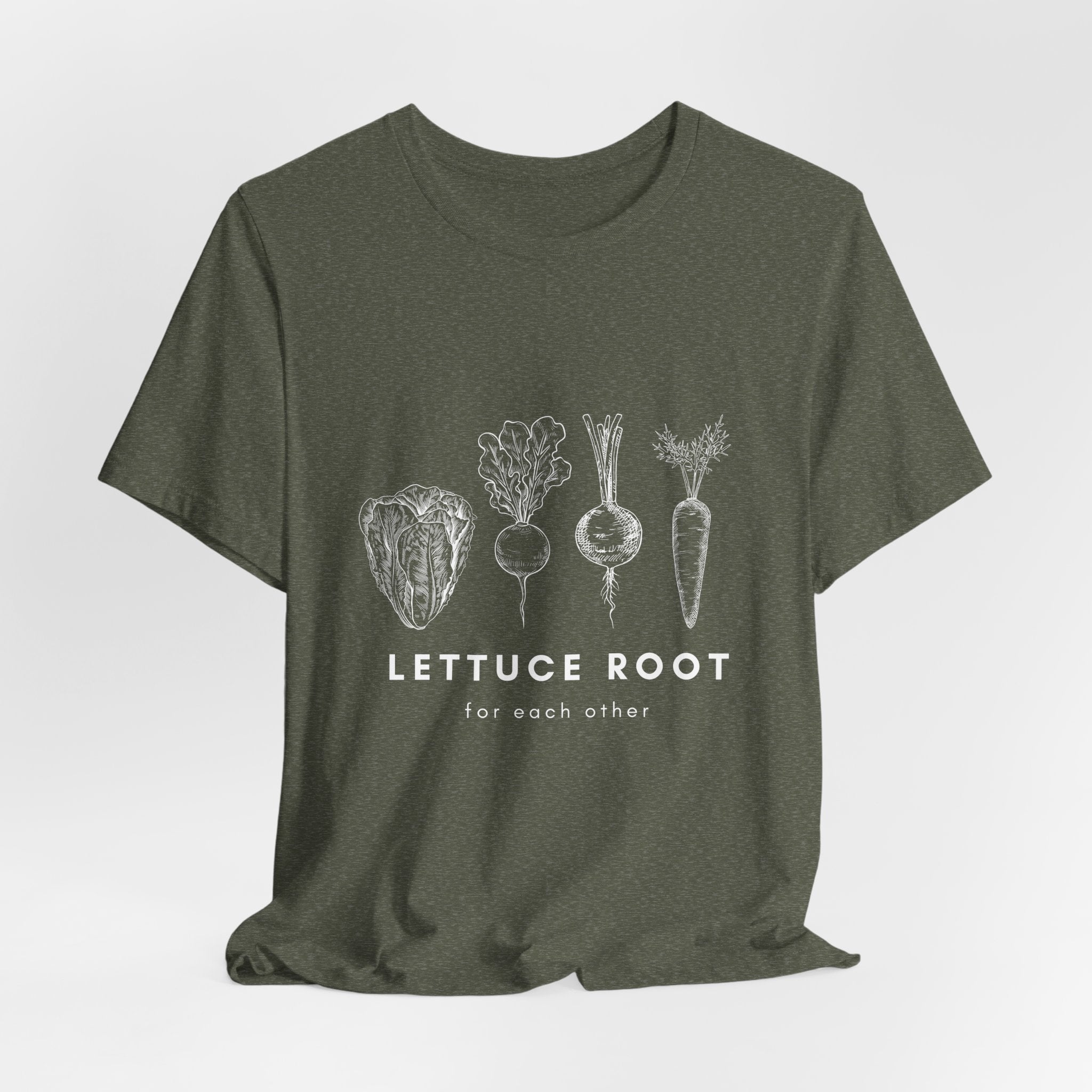 Lettuce Root vegetable sketch tee | Lettuce, Beet, Radish, Carrot design