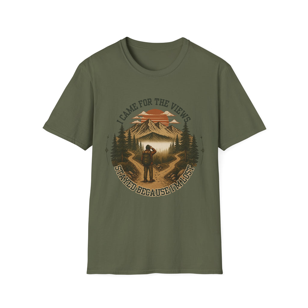 I Came For The Views Mountain Hiking T-Shirt
