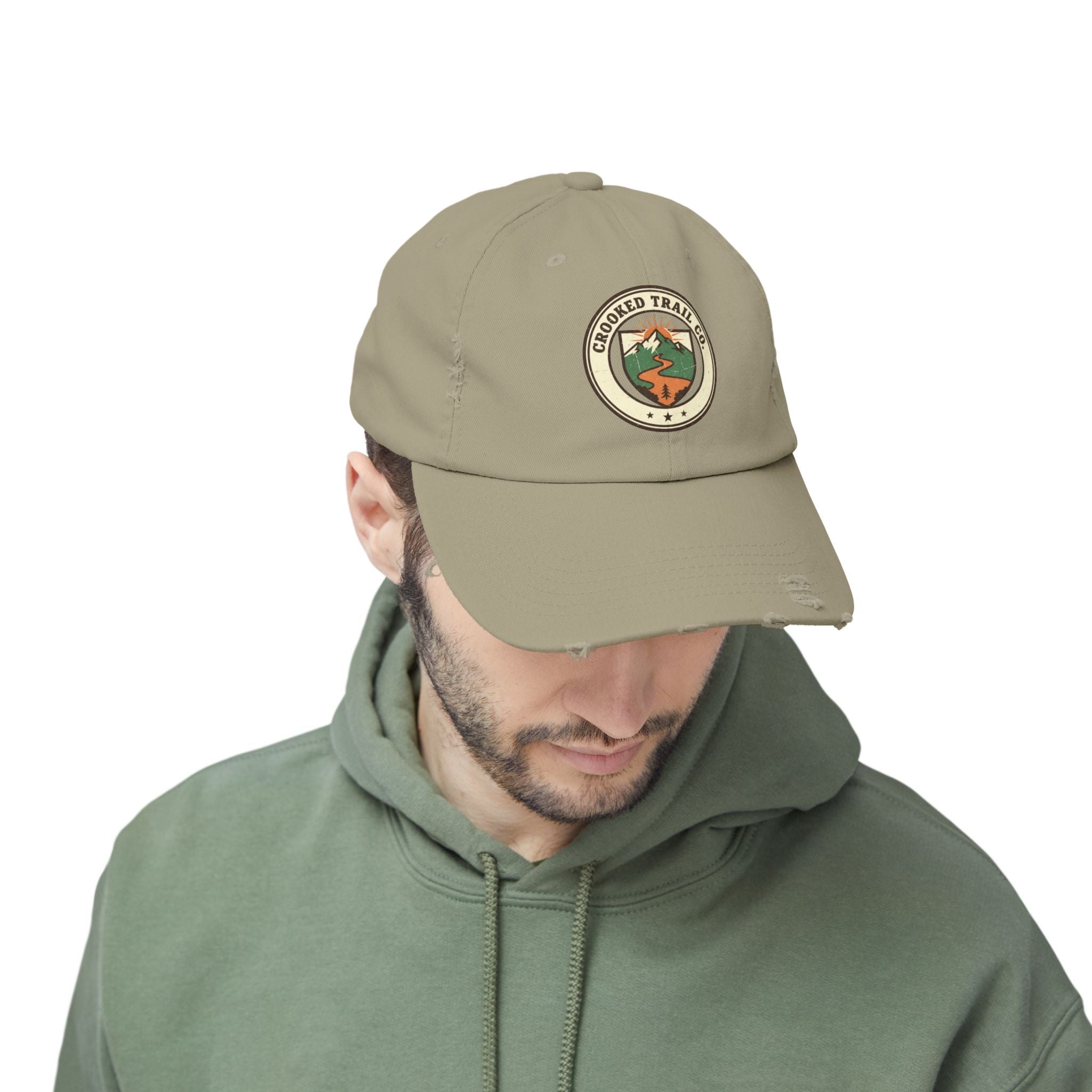 Crooked Trail Co. Distressed Outdoor Baseball Cap