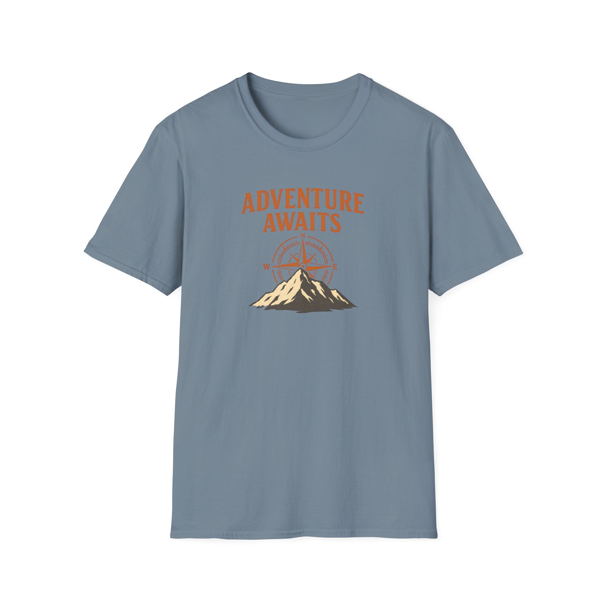 Adventure Awaits Mountain Compass T-Shirt