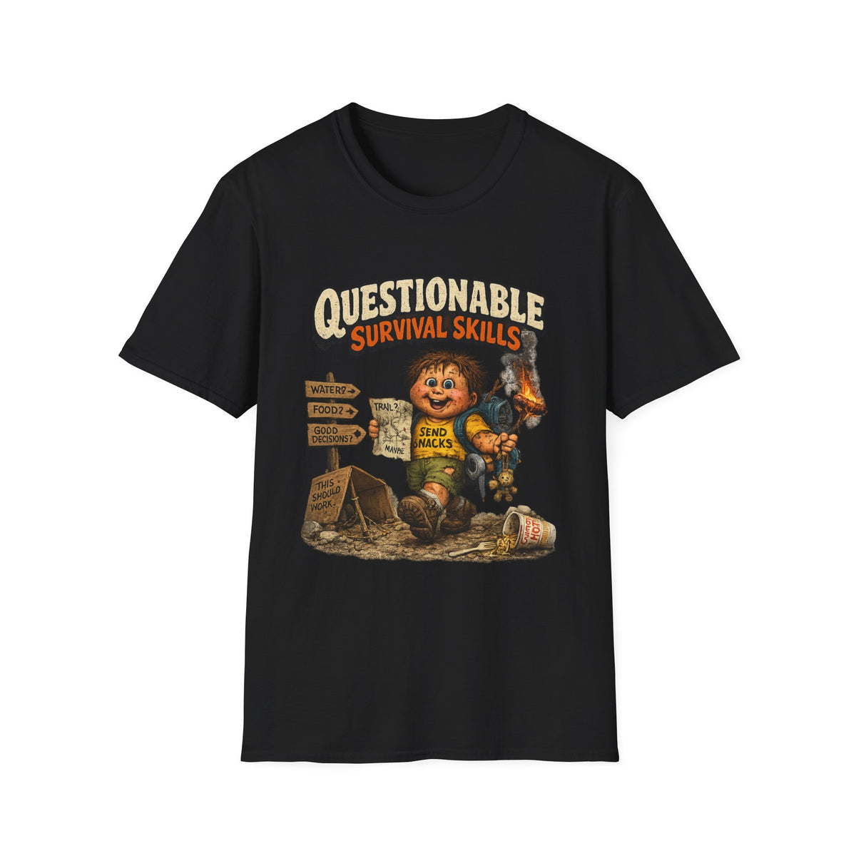 Questionable Survival Skills T-Shirt