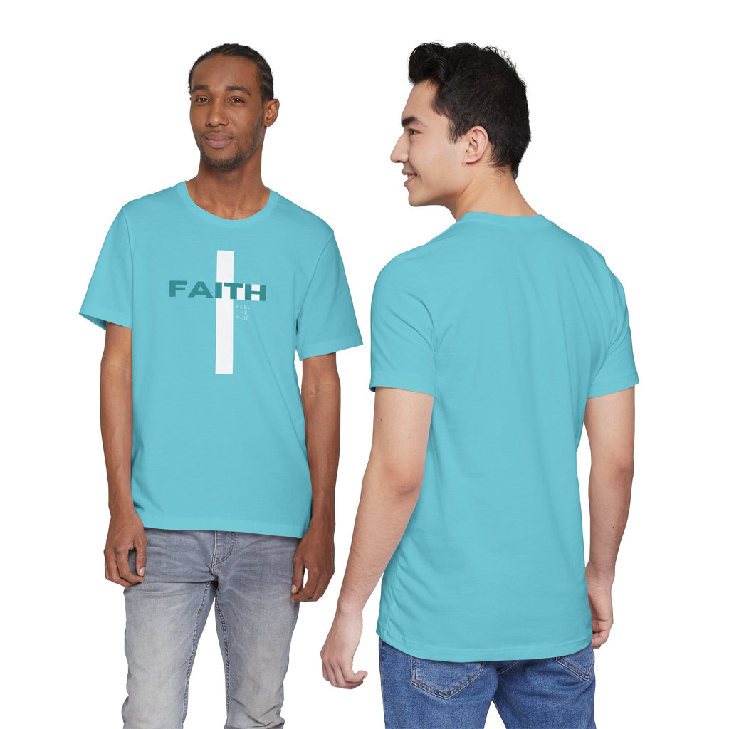 Faith Cross T-Shirt | Vertical Cross with FAITH text