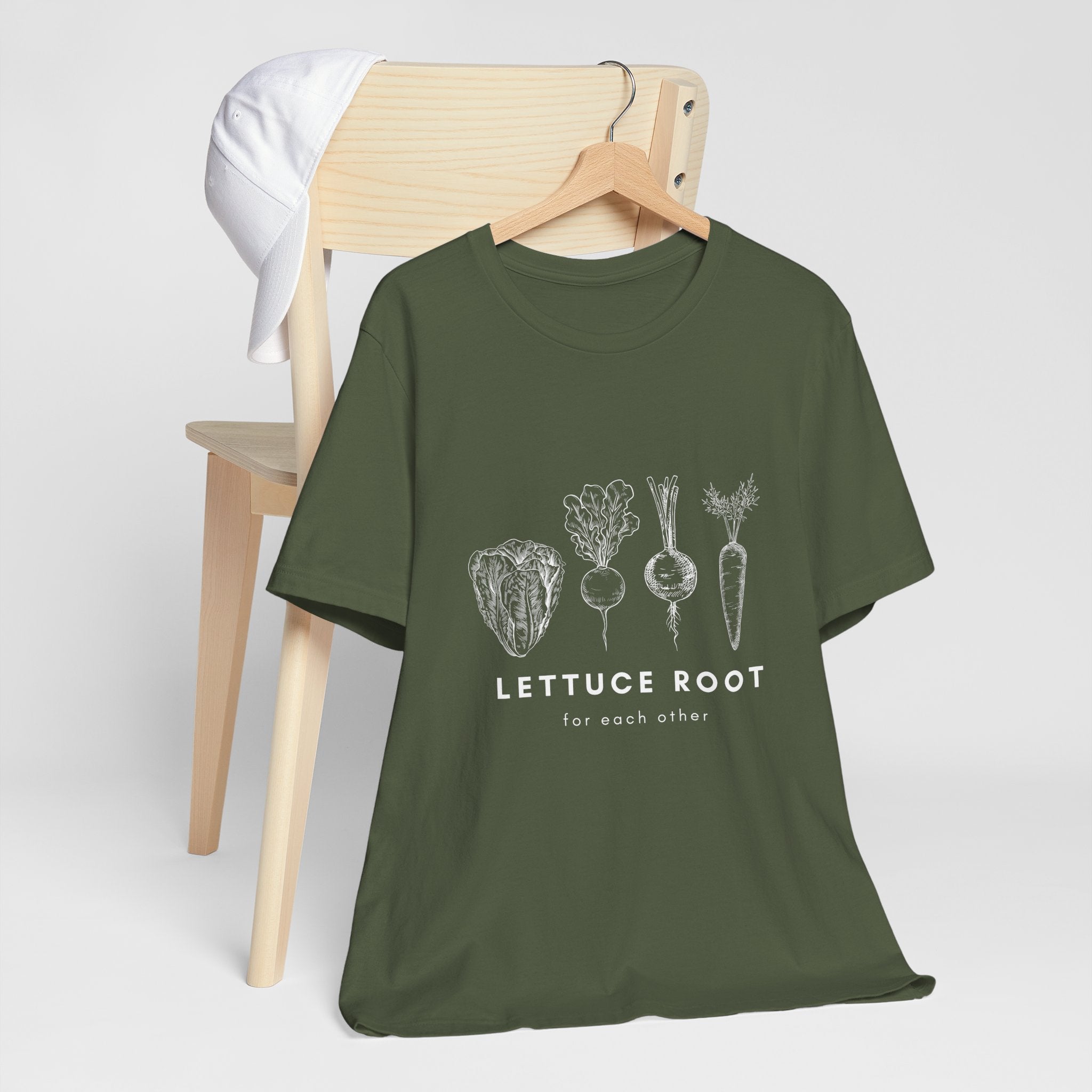Lettuce Root vegetable sketch tee | Lettuce, Beet, Radish, Carrot design