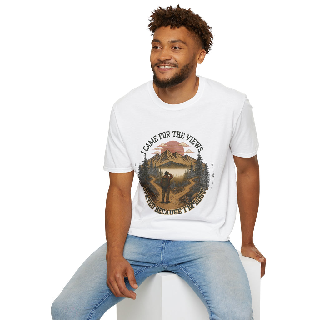 I Came For The Views Mountain Hiking T-Shirt