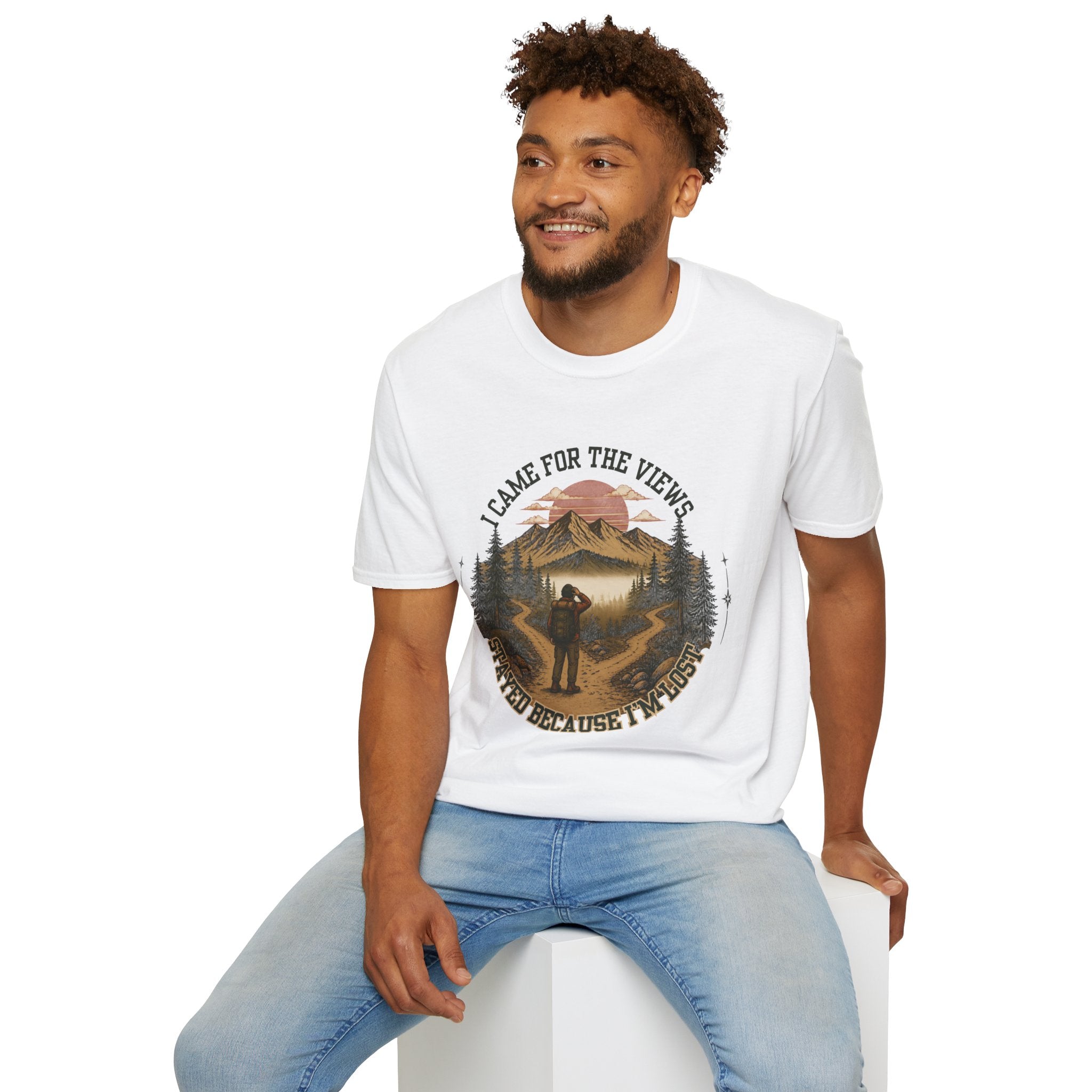 I Came For The Views Mountain Hiking T-Shirt