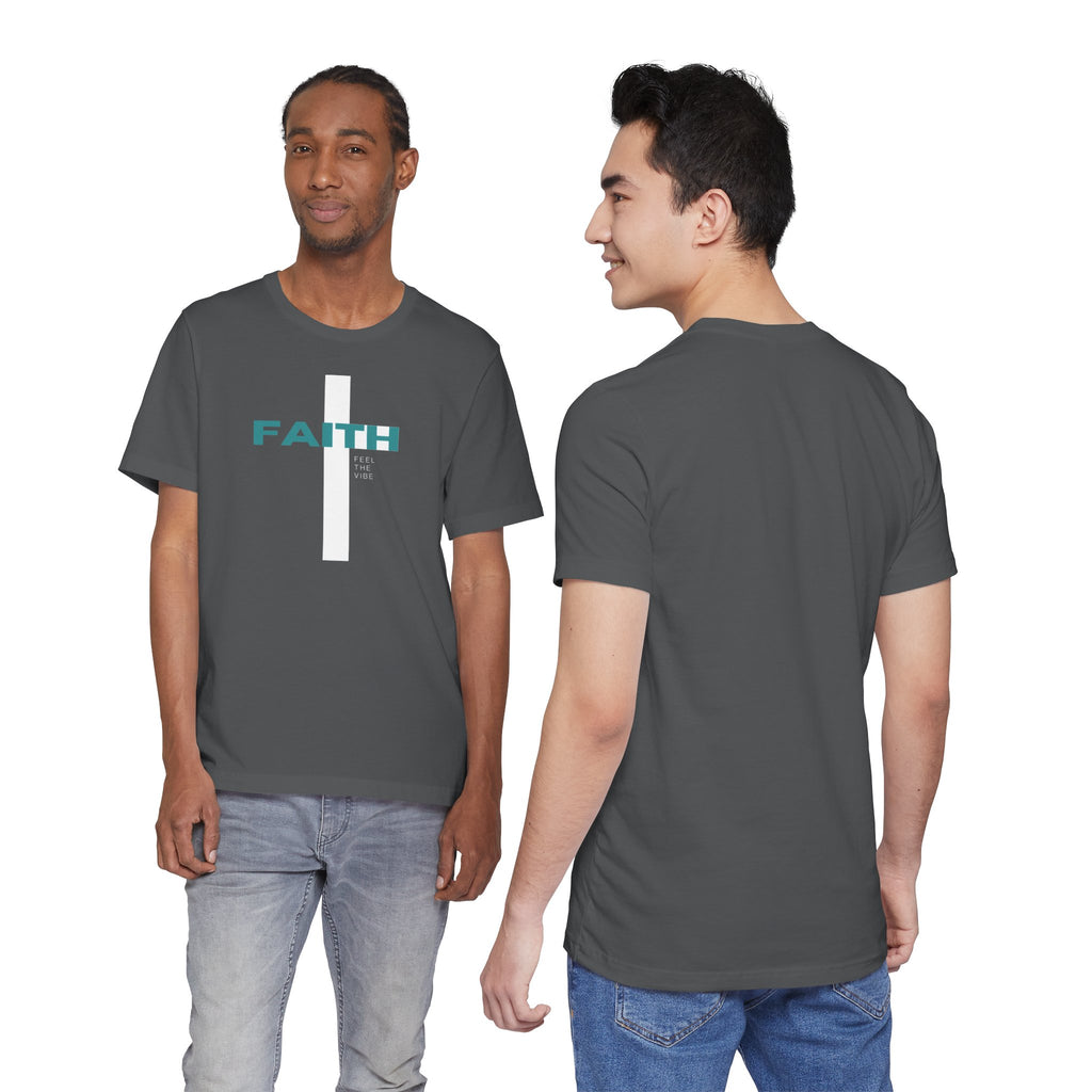Faith Cross T-Shirt | Vertical Cross with FAITH text