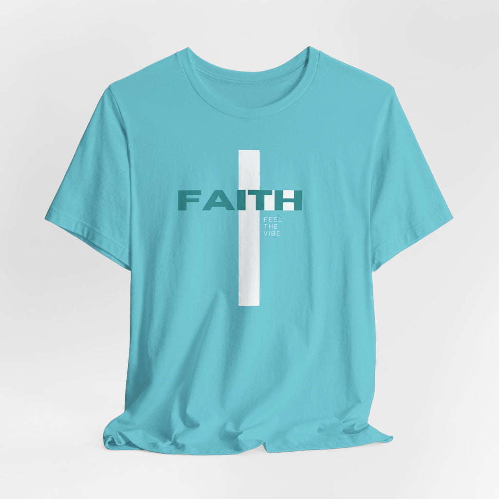 Faith Cross T-Shirt | Vertical Cross with FAITH text