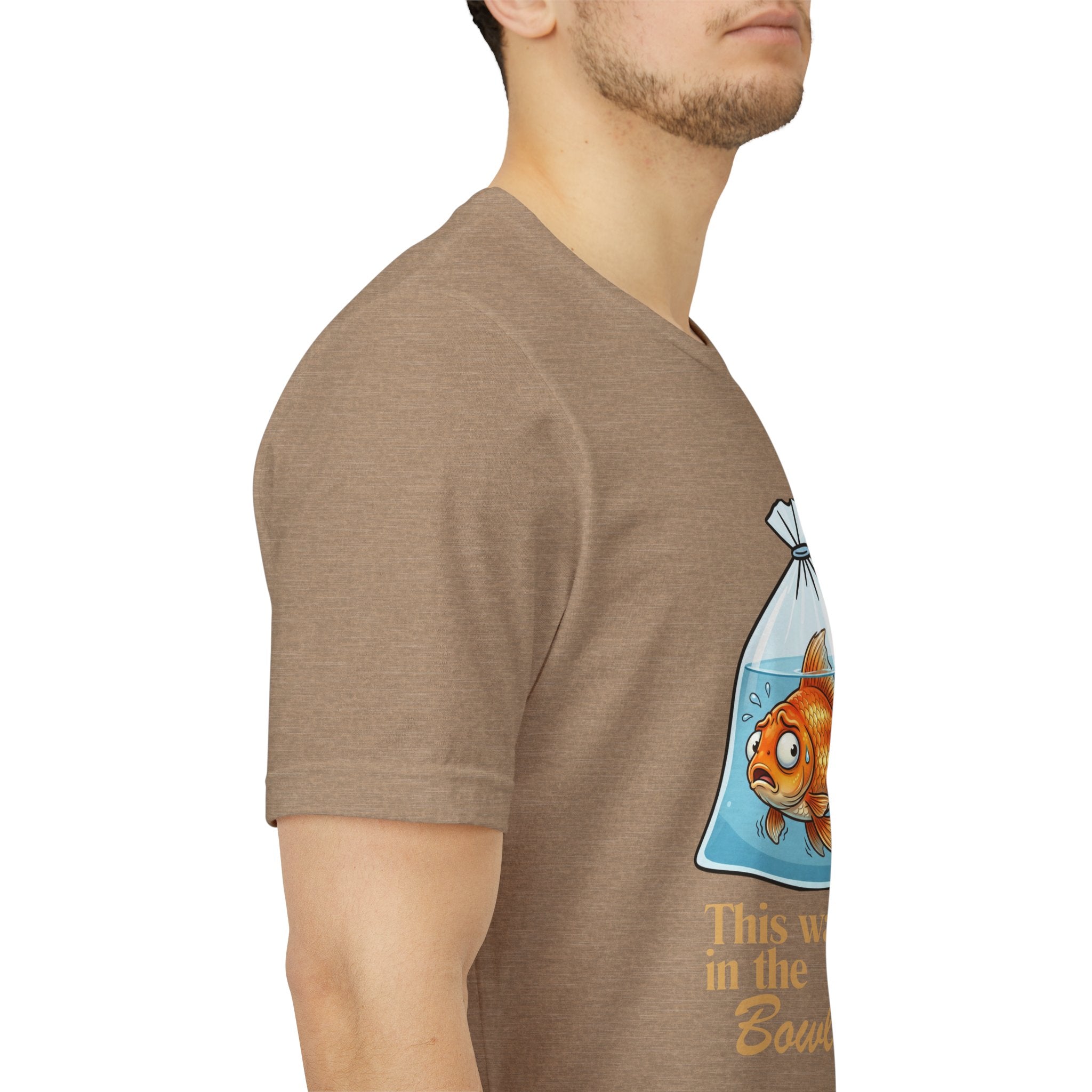 Copy of Goldfish in Bag This Wasn't in the Bowl-chure, T-Shirt | Funny Fish Illustration