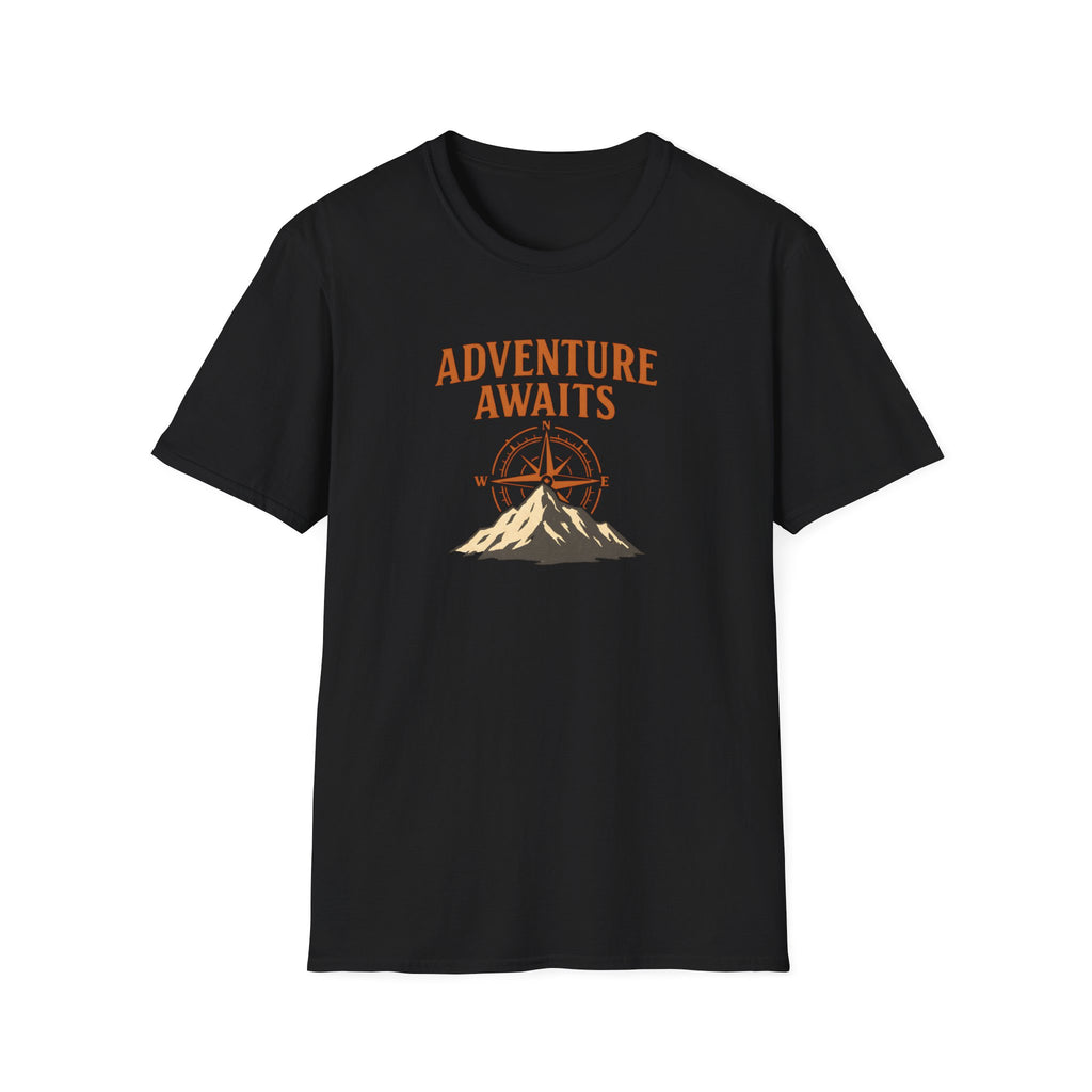 Adventure Awaits Mountain Compass T-Shirt
