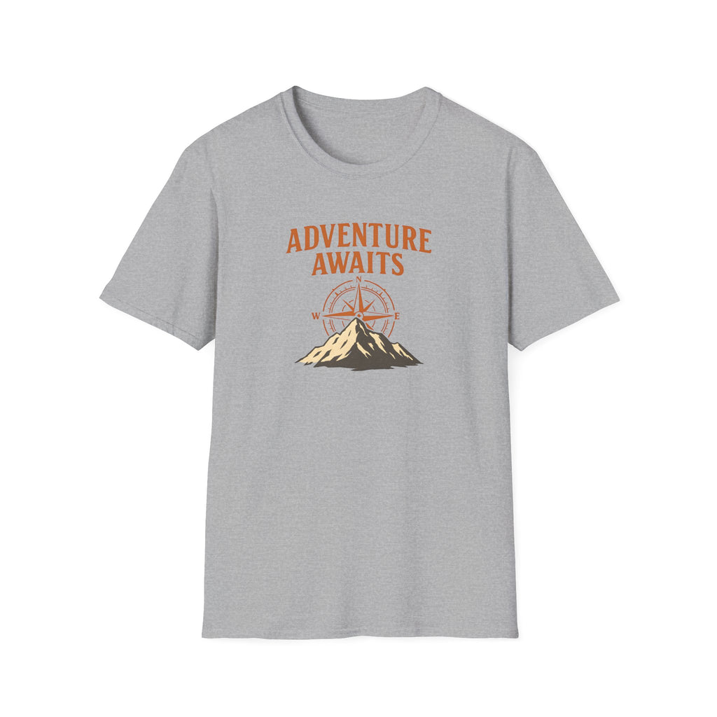 Adventure Awaits Mountain Compass T-Shirt