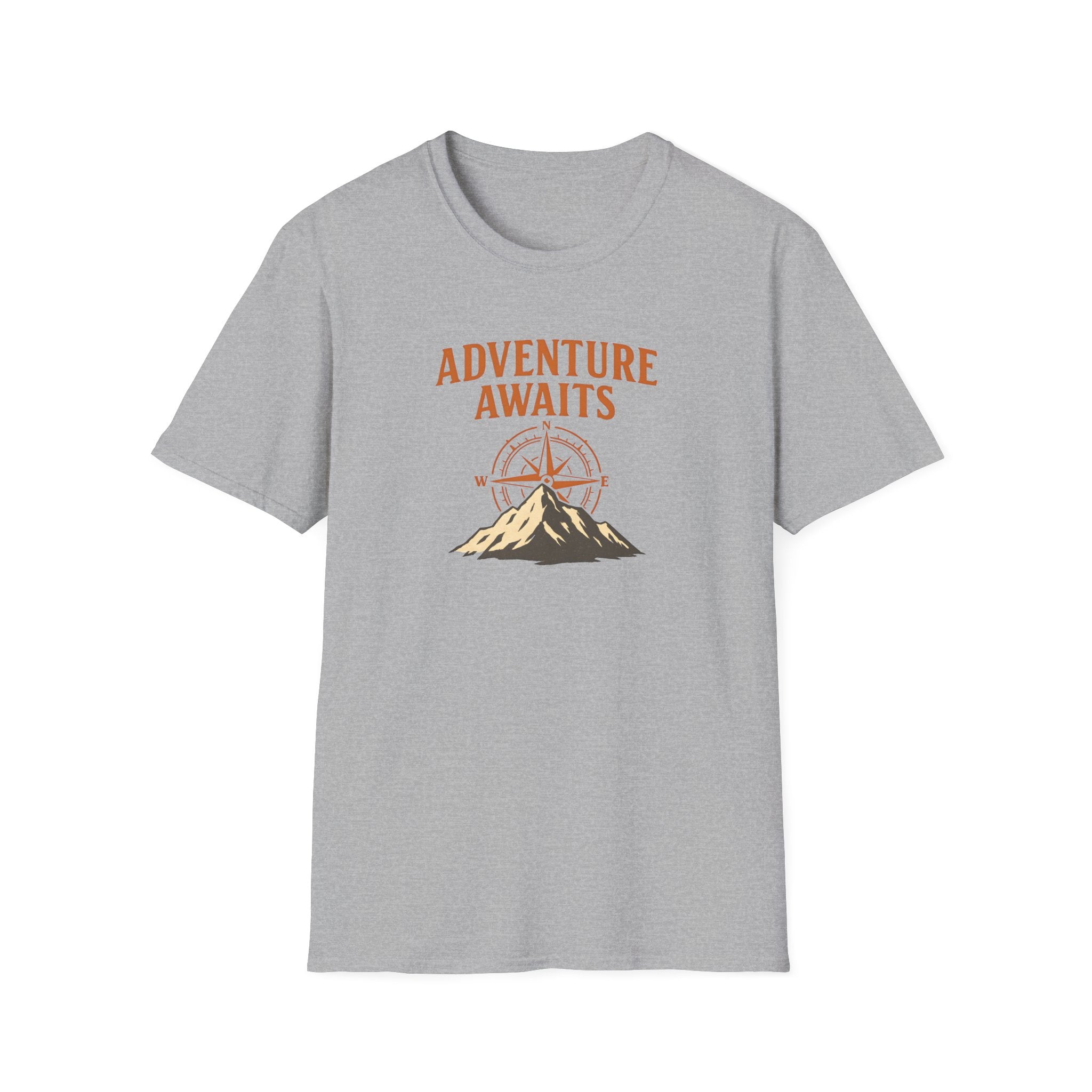 Adventure Awaits Mountain Compass T-Shirt
