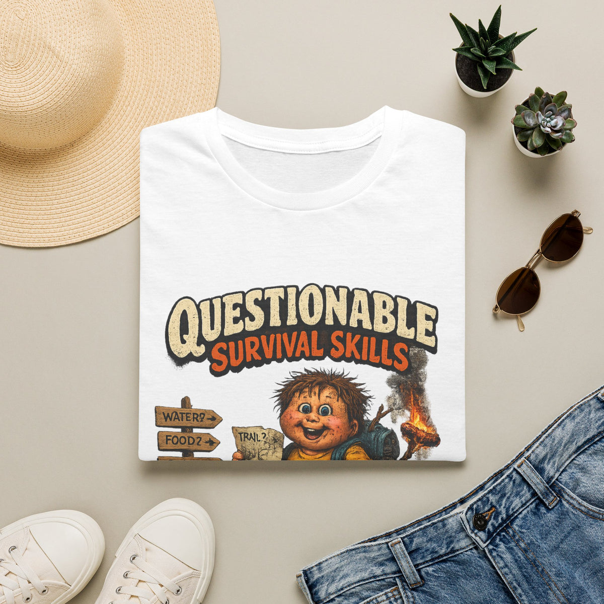 Questionable Survival Skills T-Shirt