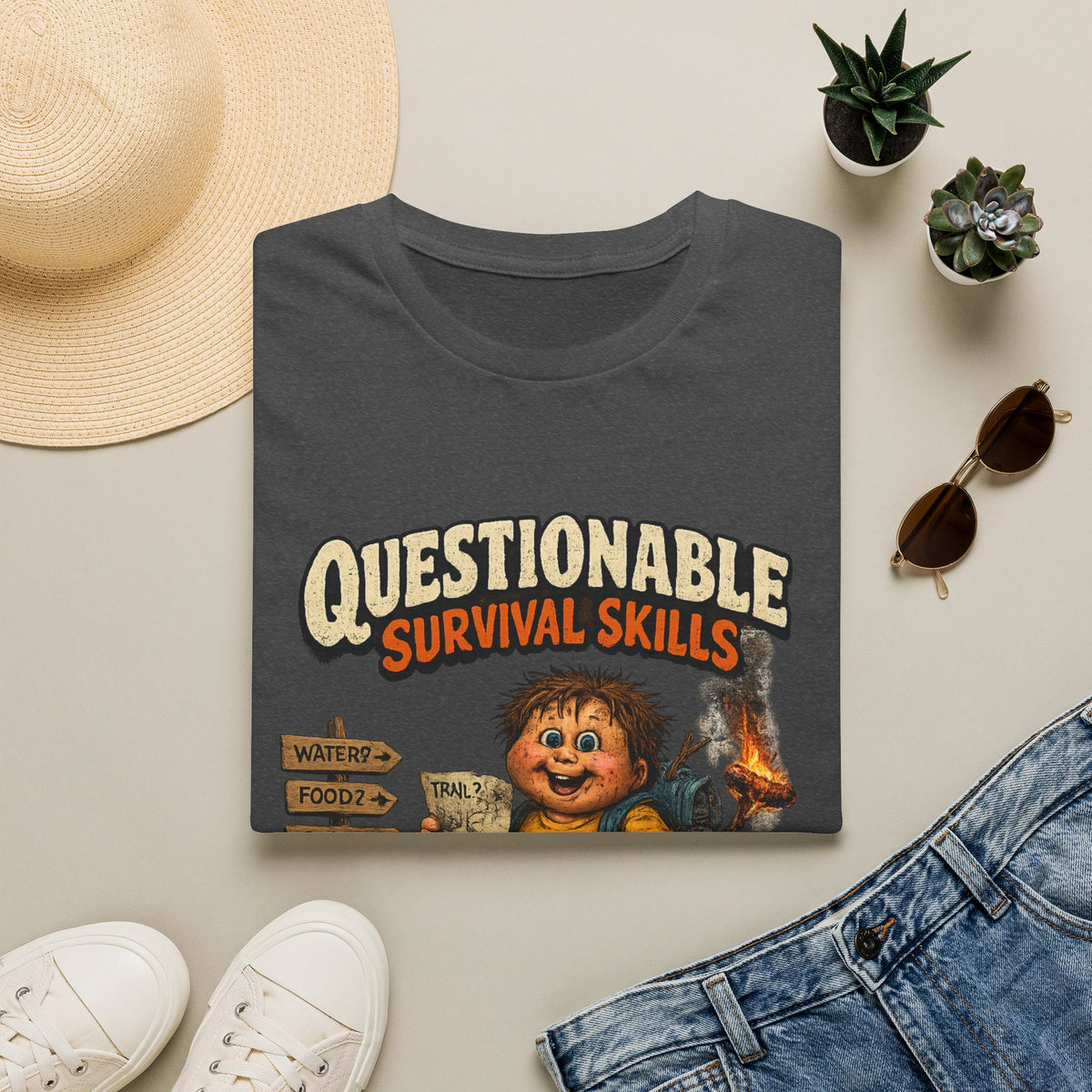 Questionable Survival Skills T-Shirt