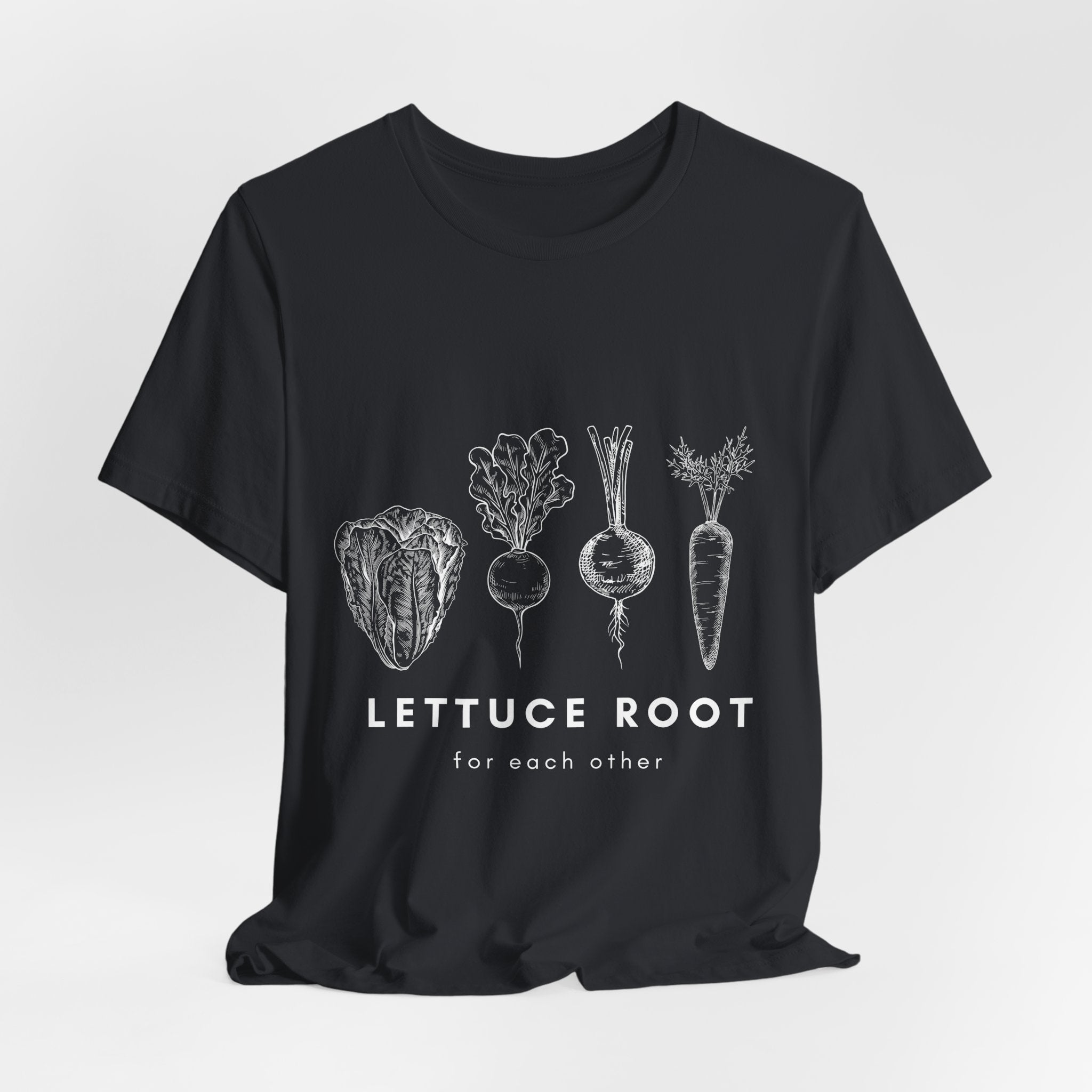 Lettuce Root vegetable sketch tee | Lettuce, Beet, Radish, Carrot design