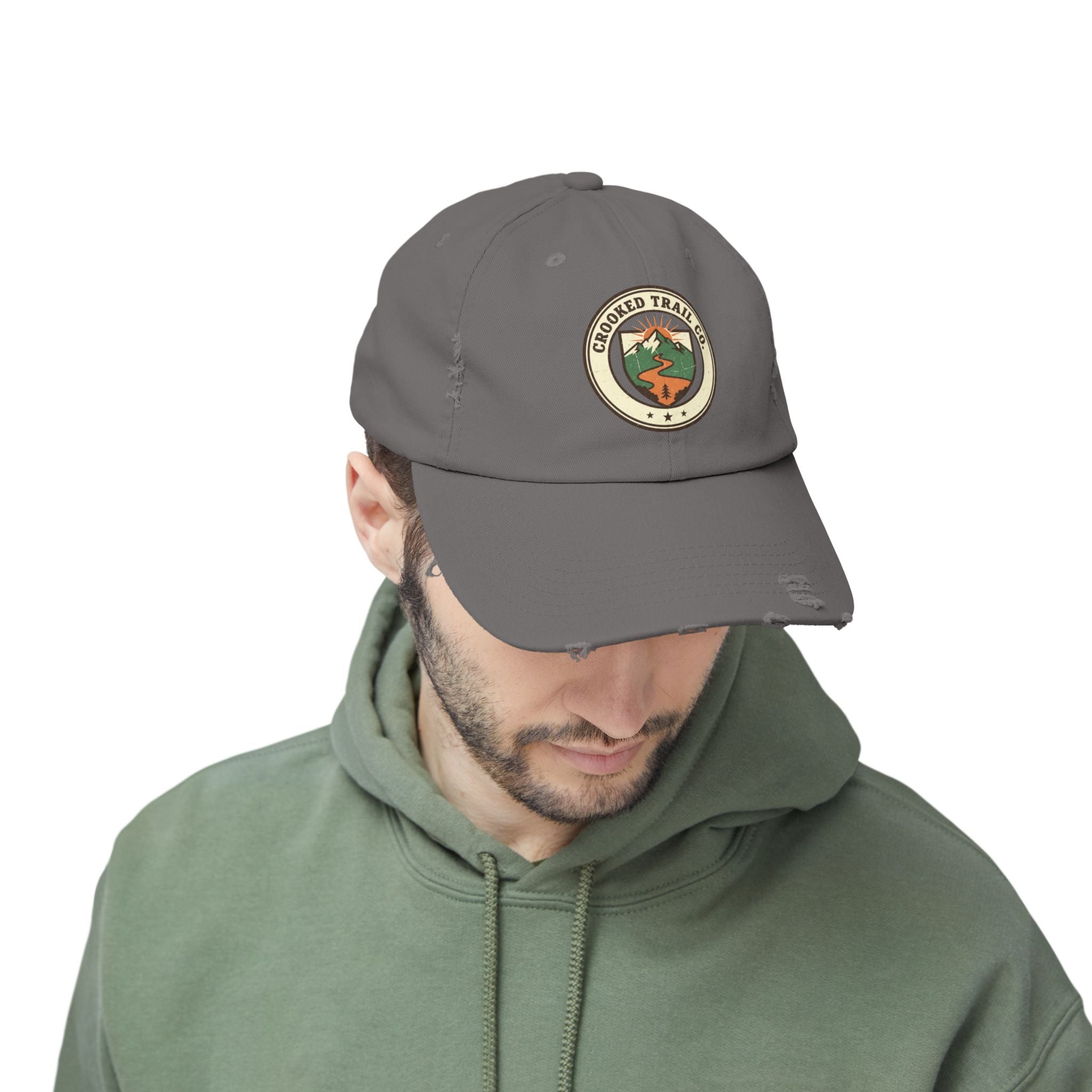 Crooked Trail Co. Distressed Outdoor Baseball Cap