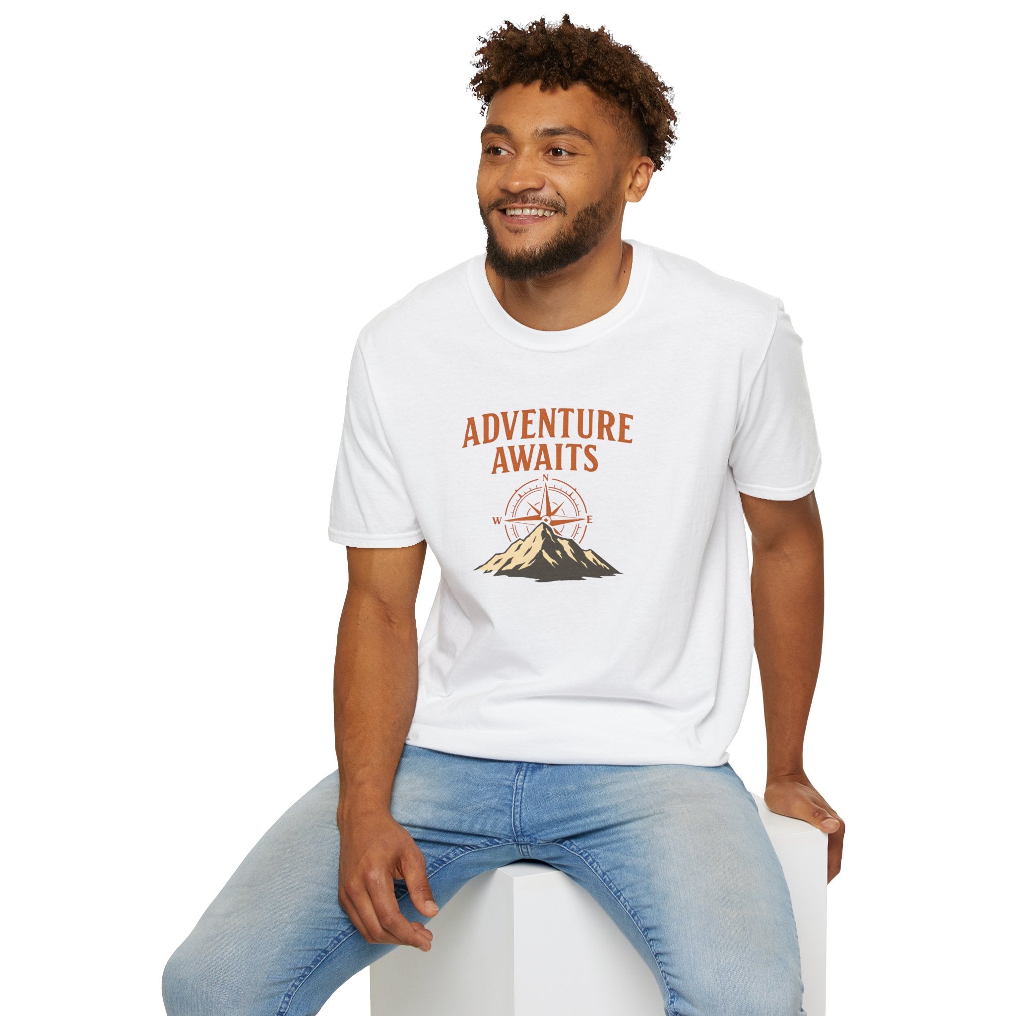 Adventure Awaits Mountain Compass T-Shirt