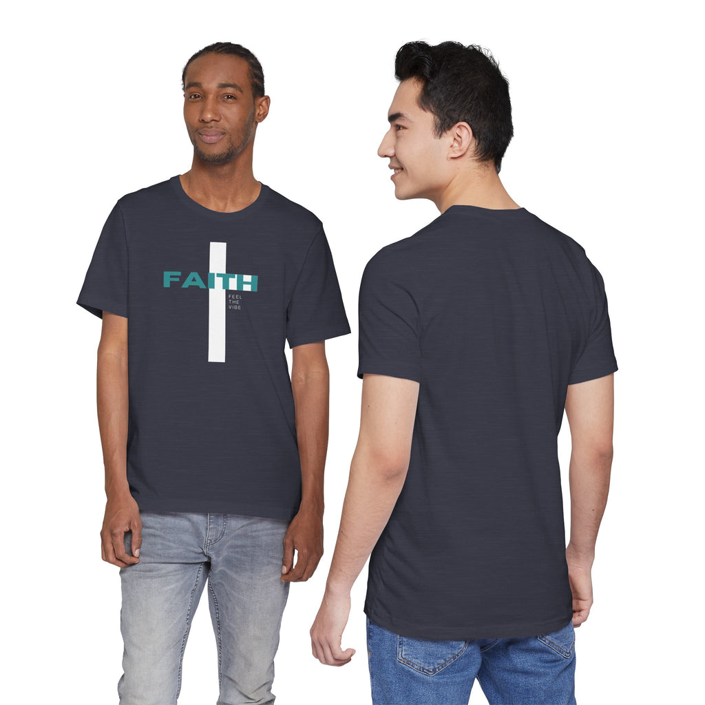 Faith Cross T-Shirt | Vertical Cross with FAITH text
