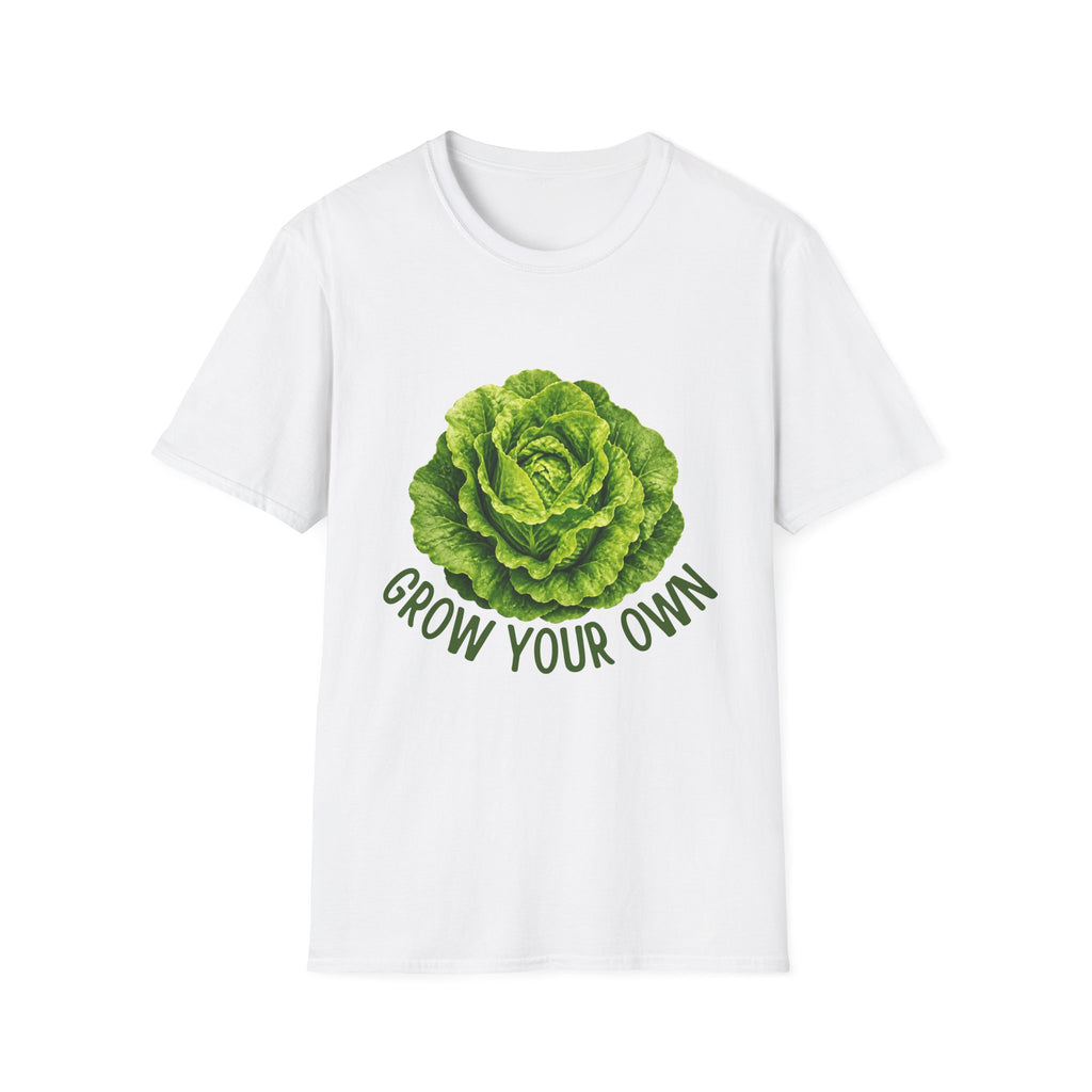 Lettuce Graphic T-Shirt — "Grow Your Own" Eco Garden Tee