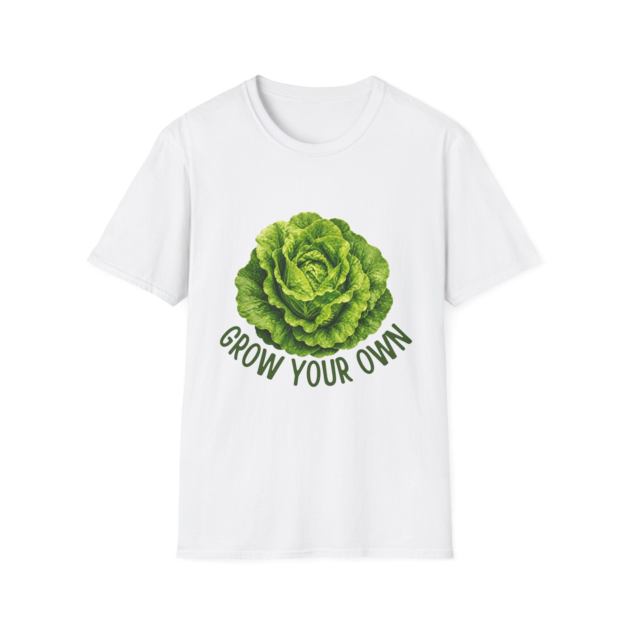 Lettuce Graphic T-Shirt — "Grow Your Own" Eco Garden Tee