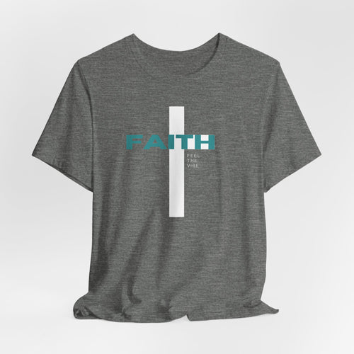 Faith Cross T-Shirt | Vertical Cross with FAITH text