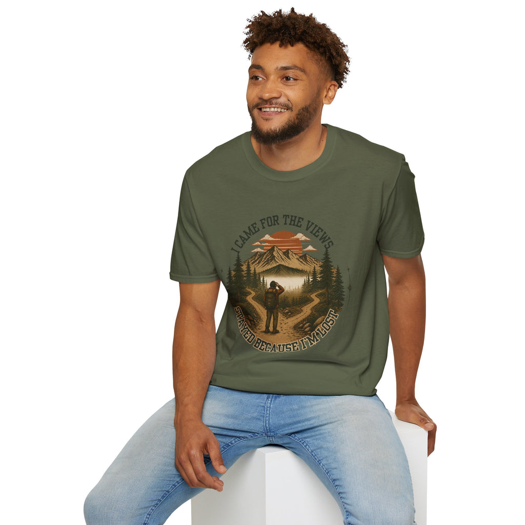 I Came For The Views Mountain Hiking T-Shirt