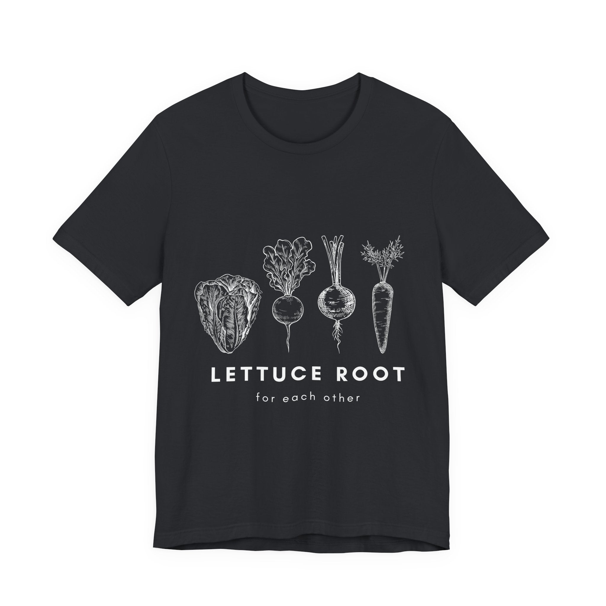 Lettuce Root vegetable sketch tee | Lettuce, Beet, Radish, Carrot design